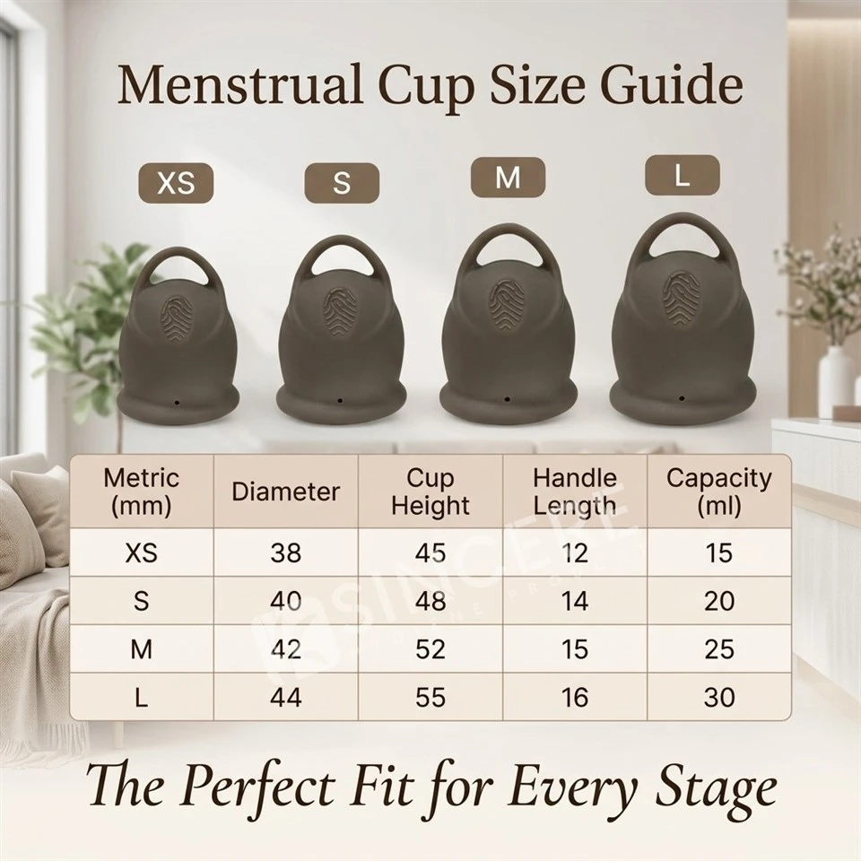 Soft Silicone Menstrual Cup high quality